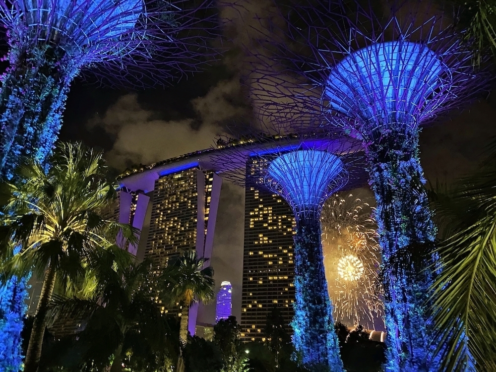 シンガポール・大晦日の花火とカウントダウンの写真8