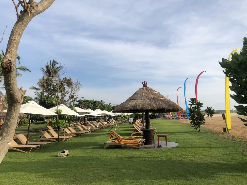 バリ島のビーチリゾート朝ランの写真3