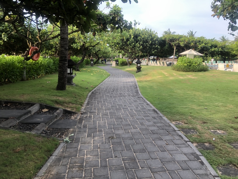 バリ島のビーチリゾート朝ランの写真4