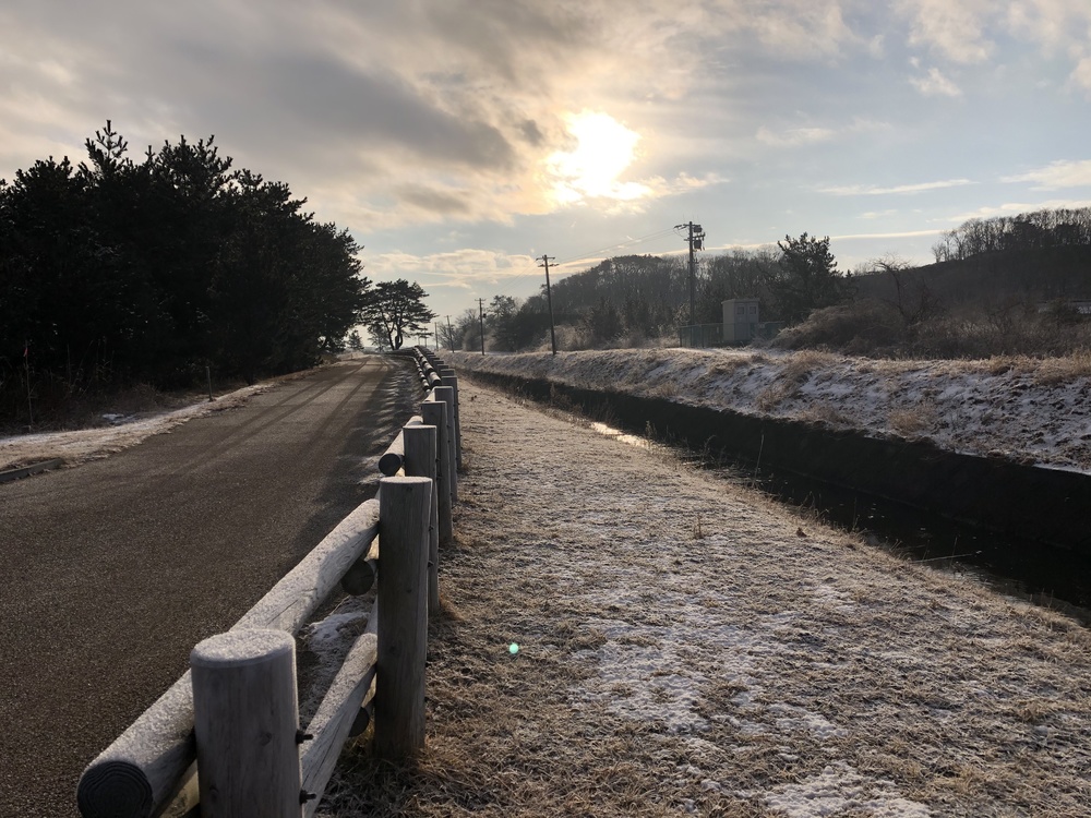 ちょいとひと息RUN。山と月と白鳥と湖たまにオオセッカの写真4