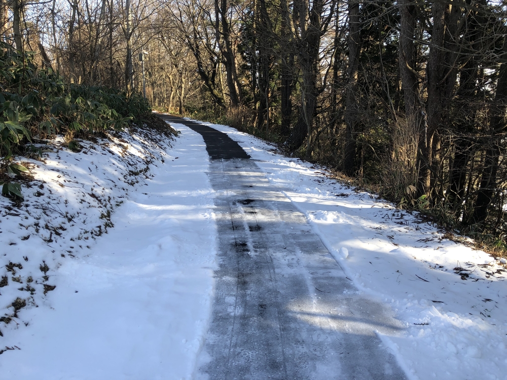 多賀台の山を利用したアップダウン走の写真6