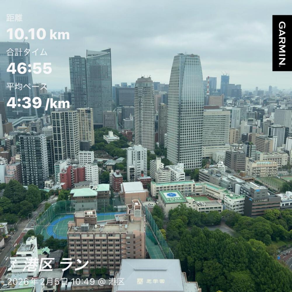仕事の合間にジョグ。64.... | ラントリップ