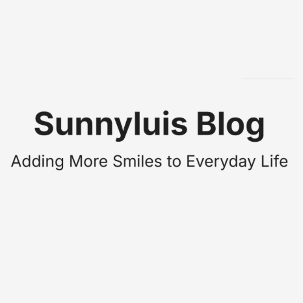 Sunnyluis Blog
